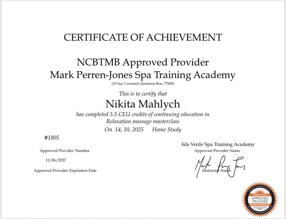 Релакс Масаж Львів Relax Massage Lviv