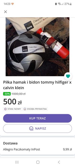 Piłka Tommy Hilfiger