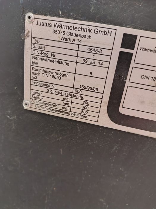 Piecyk kominek Justus