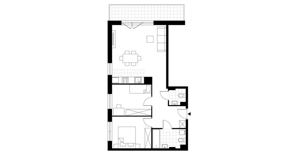 3-pokojowe mieszkanie 65m2 + balkon