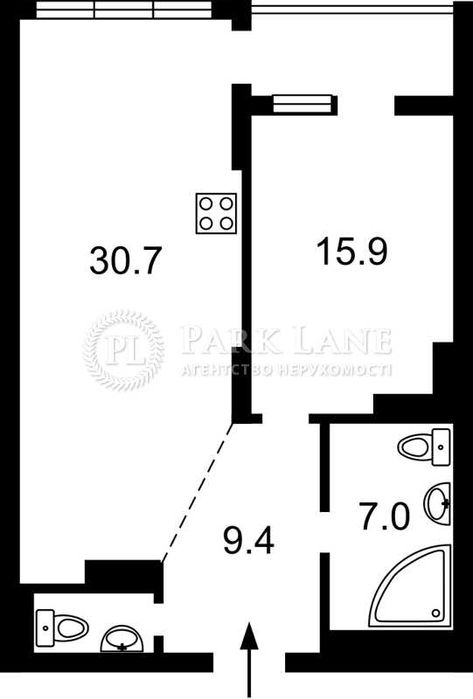 2-кімнатна квартира за адресою (площа 67 м²) - Atlanta.ua - фото 15