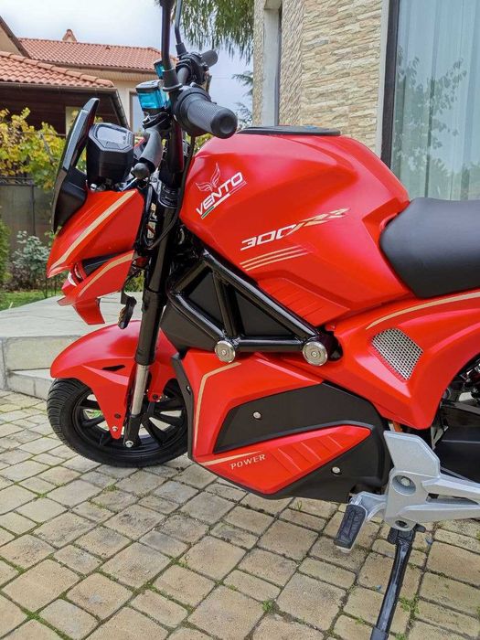 Електробайк PYTHON 2800Wt Права не треба Электро мотоцикл 2800W Black