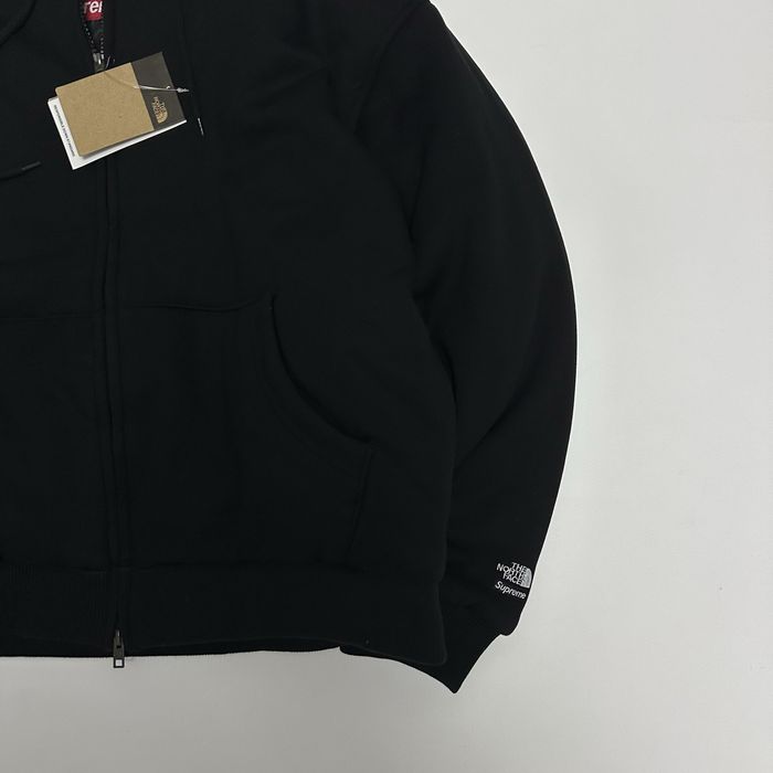 Пуховик Supreme The North Face hooded суприм rap sk8 реп оверсайз