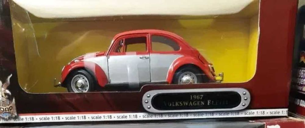 1 18 miniaturas vw Beetle carocha