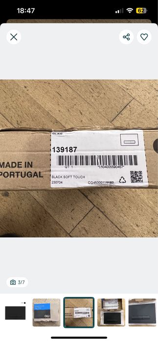 Placa de comando autoclismo GLAM OLI 139187 - NOVO