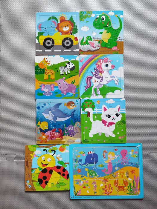 Zestaw puzzli dla dziecka 1-2 latka
