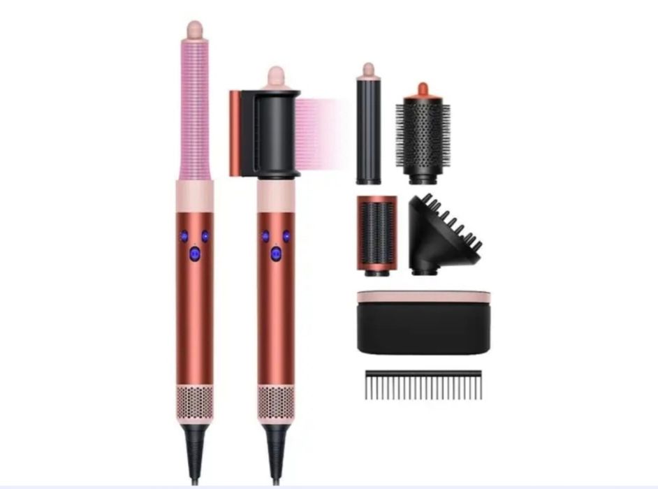 Мультистайлер Dyson Airwrap Long Volumise Strawberry Bronze
