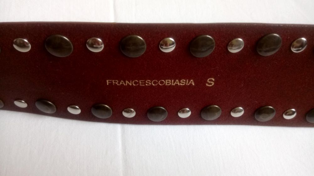 Pasek damski skórzany,  FRANCESCO BIASIA
