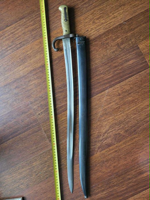 Bagnet Chassepot wz.1866 produkcja Solingen