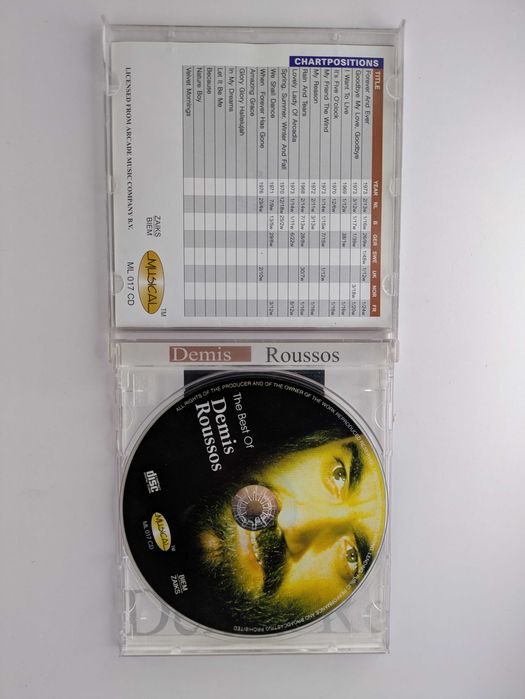 Demis Roussos – The Best Of CD ML 017 CD Musical
