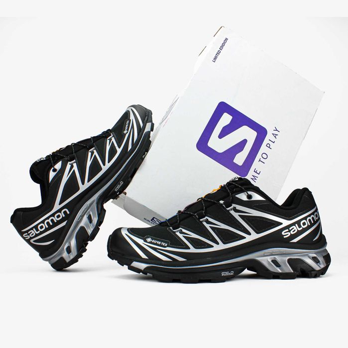 Кросівки Solomon XT-6 Soft Ground Gore-Tex Black Silver premium