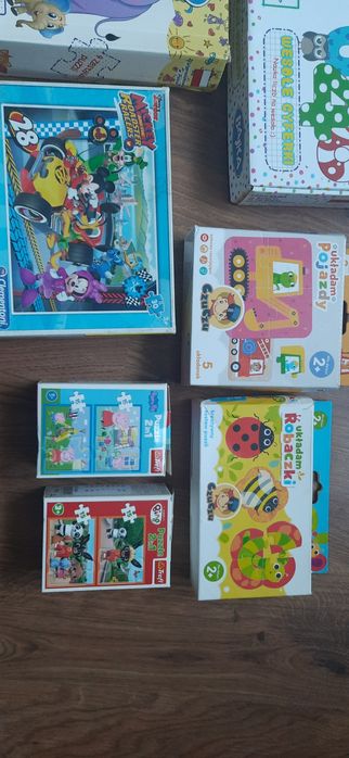 Zestaw puzzli dla 2 i 3 latka