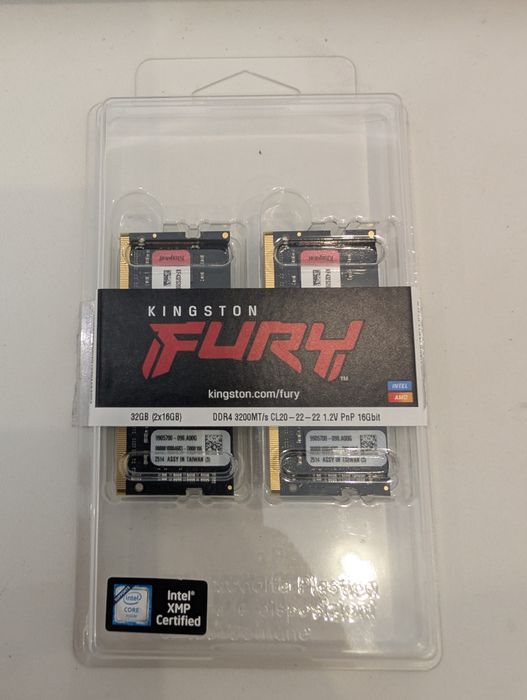 DDR4 3200MT/s 32 GB (2x16GB) KF432S20IBK2/32