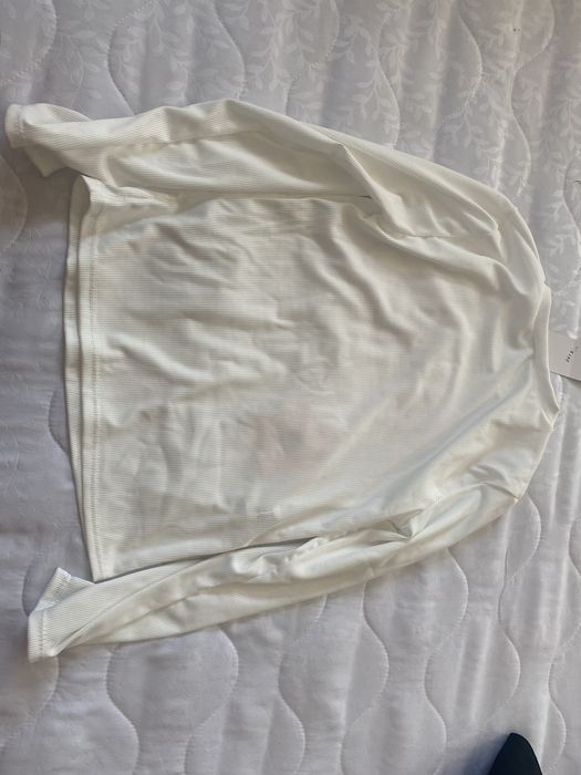 Bluzka prążek z kwiatami