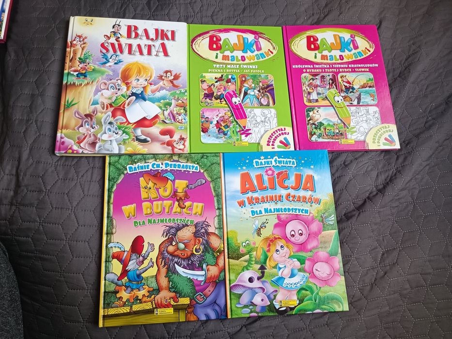 NOWE książki bajki baśnie piękne ilustracje