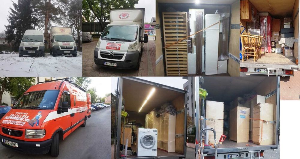 Przeprowadzki TRAGARZE wnosimy znosimy wszystko wywóz mebli transport