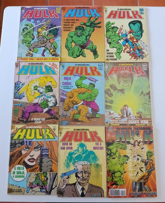 53 Livros Homem Aranha e Hulk, da Abril e da Marvel