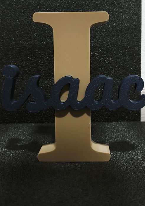 Letra decorativa personalizada com nome