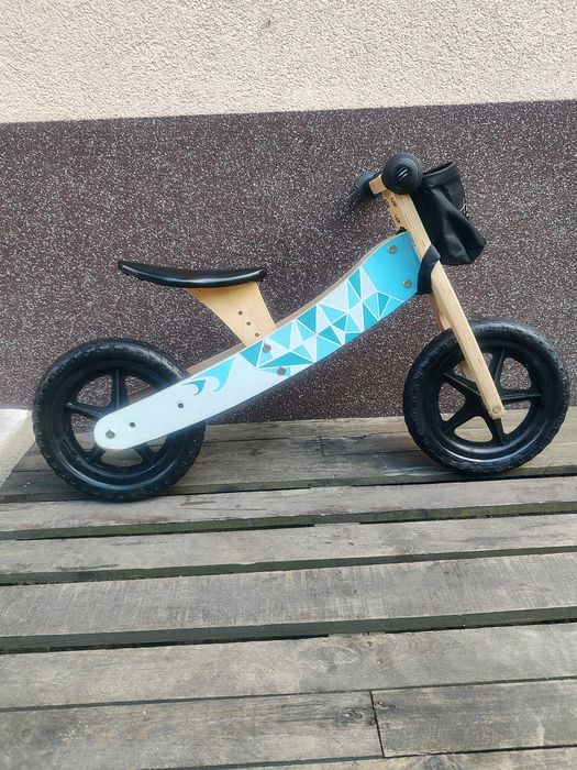 Rowerek biegowy dziecięcy drewniany