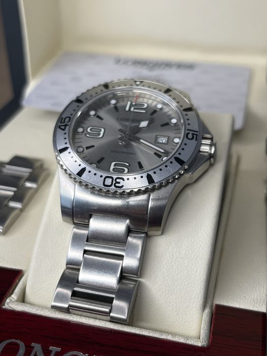 Zegarek longines hydroconquest silver !!!