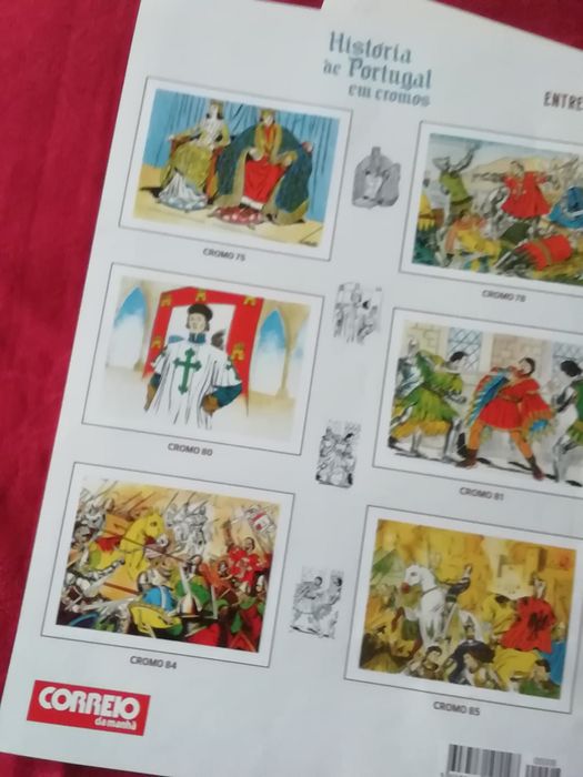 Cromos da História de Portugal do Correio da Manhã