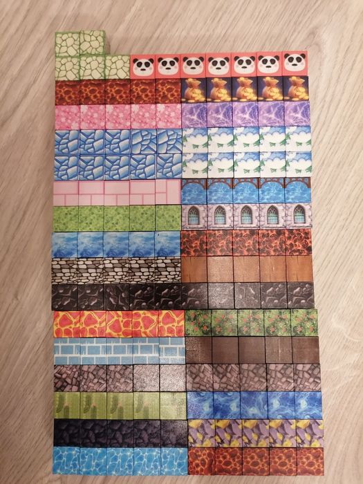 162szt klocki magnetyczne typu Minecraft