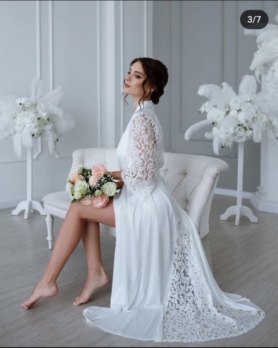 Образ для ранку нареченої, халат для нареченої