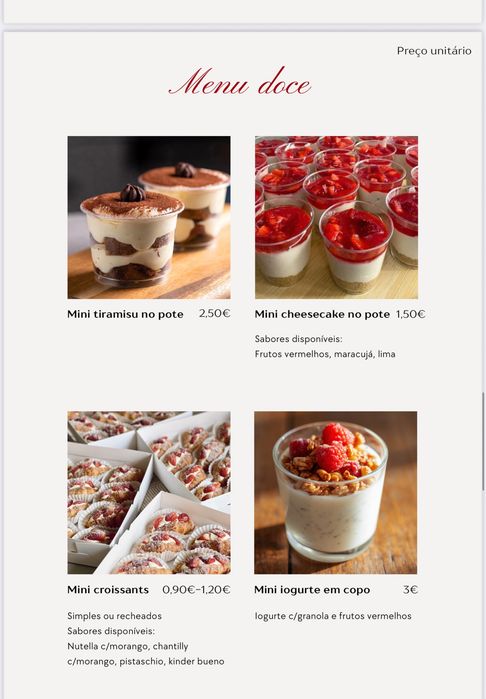 Serviço Catering