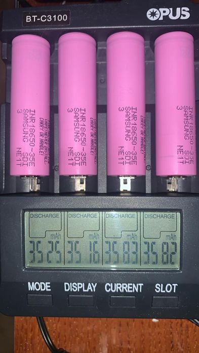 18650 Samsung 35e 3500mAh 8A-13А Обсолютно новые. Акция