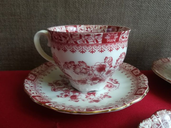 Piękny ,unikatowy komplet Bawarskiej porcelany.