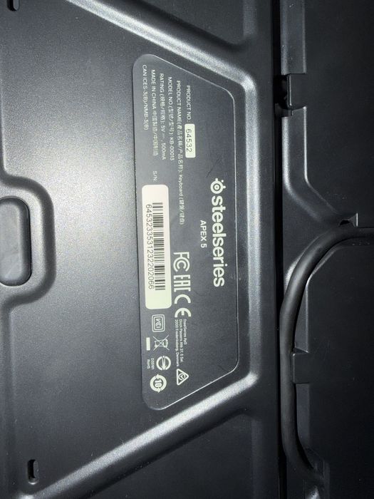 SteelSeries Apex 5 RGB | Hybrid Mechanical | Ідеальний стан