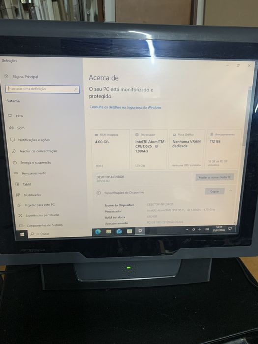 POS Tátil Completo (Intel) + Impressora ITS + Gaveta