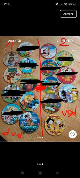 Bajki dla dzieci na DVD i VCD