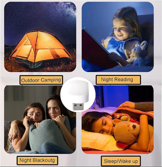 USB лампа, нічник, діодний світильник