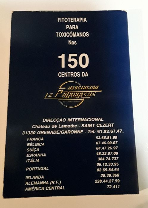 Livro: Drogas de Lucien J. Engelmajer (Le Patriarche International)