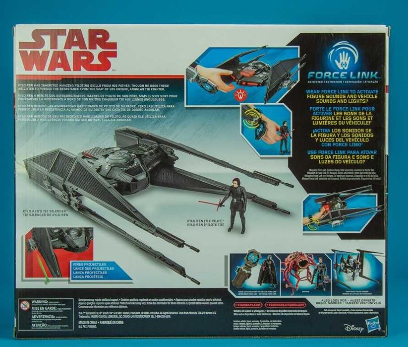 Star Wars The Last Jedi Nave Kylo Ren - Tie Silencer Nova na caixa