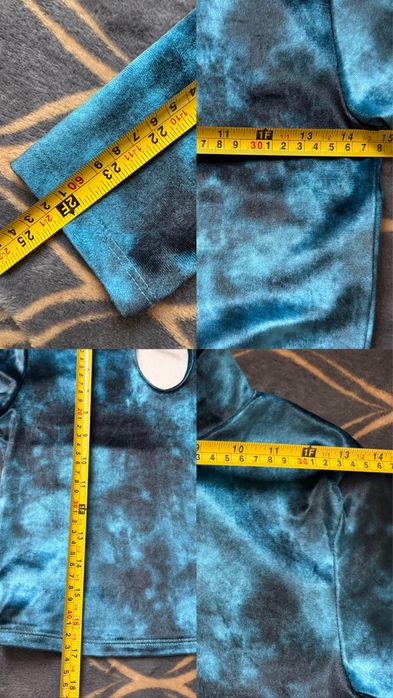 Продам кофта лонгслів рубчик кофтинка біла велюрова синя перламутрова