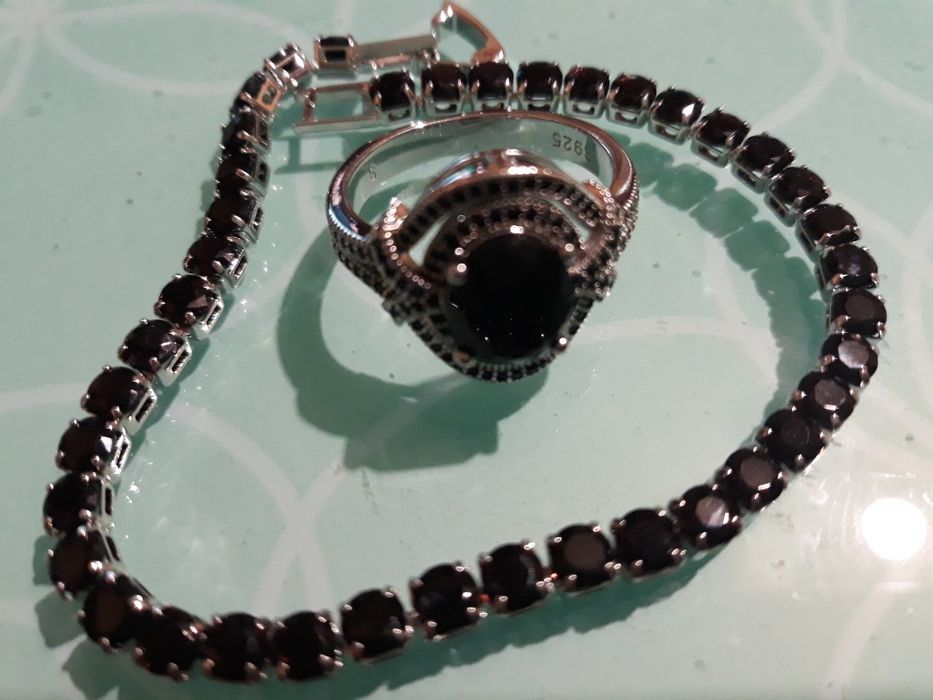 Женский подарочный набор серебро 925 пробы