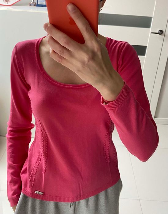 Sweterek Versace Versus różowy rozm. M