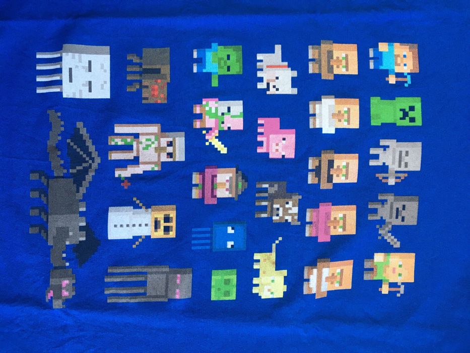 Camisola t-shirt Minecraft criança 10-12 anos