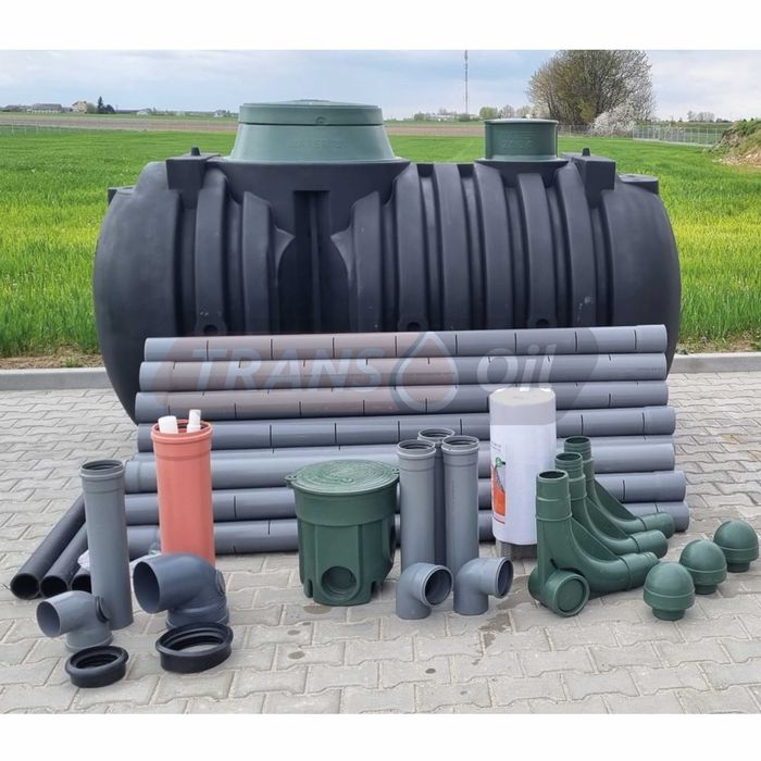 Oczyszczalnia ekologiczna DWUKOMOROWA 3000L PRODUKT POLSKI DLA 6 OSÓB