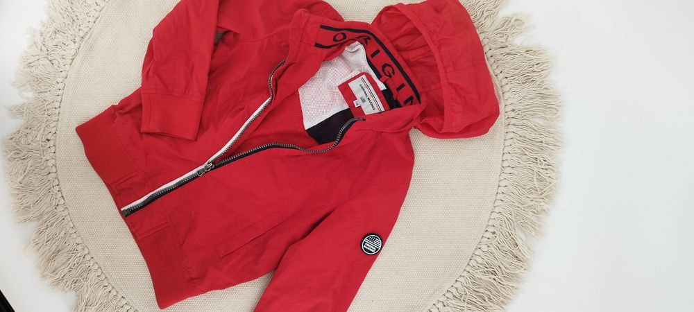 Kurtka wiosenna z kapturem dla chłopca Original Marines