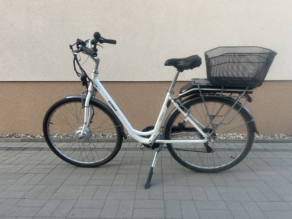 Rower elektryczny ebike geobike tourning koza miejska 28”