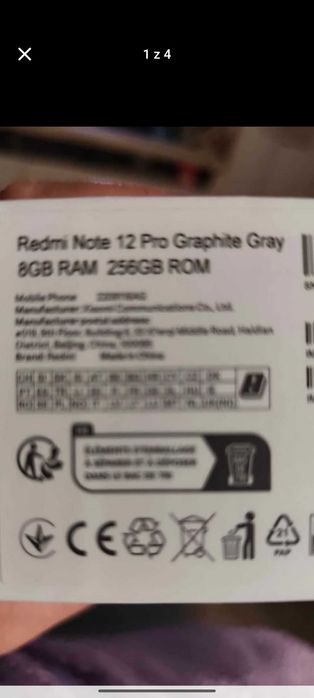 Redmi Note 12 Pro 8/256