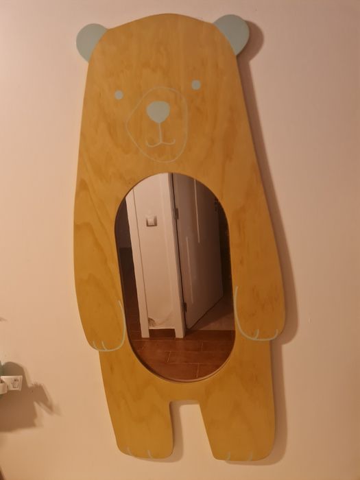 Espelho criança urso
