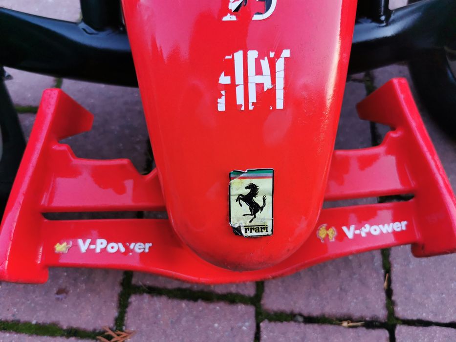 Gokart na pedała Ferrari masywny samochód na pedała transport