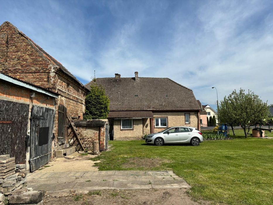 Dom z dużą działką nad kanałem garaż budynki gospodarcze
