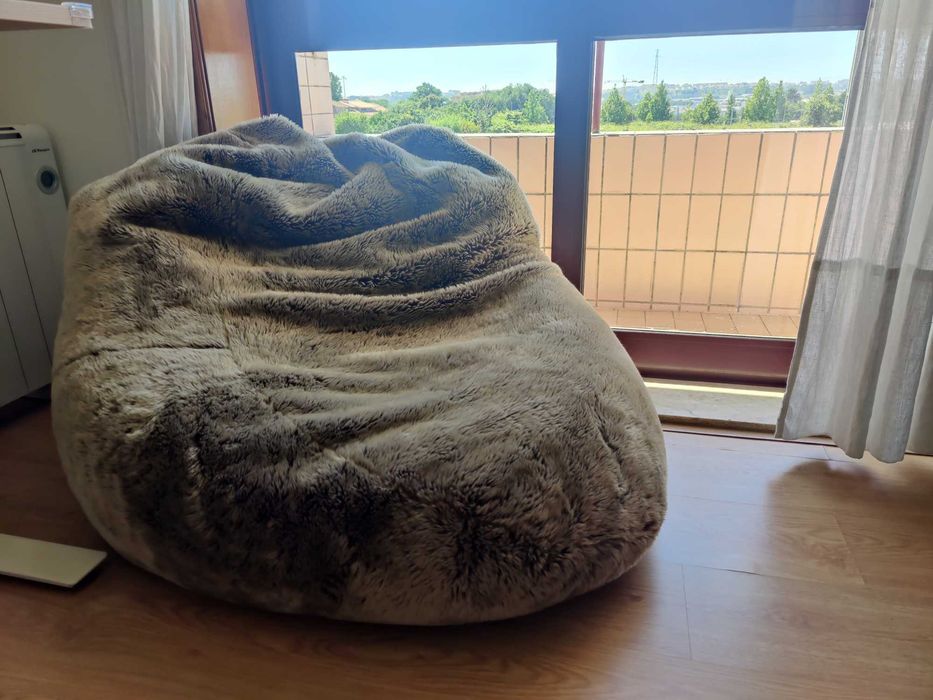 Puff de pêlo 110x86