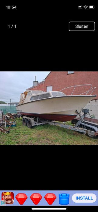 Jacht motorowy dwa silniki