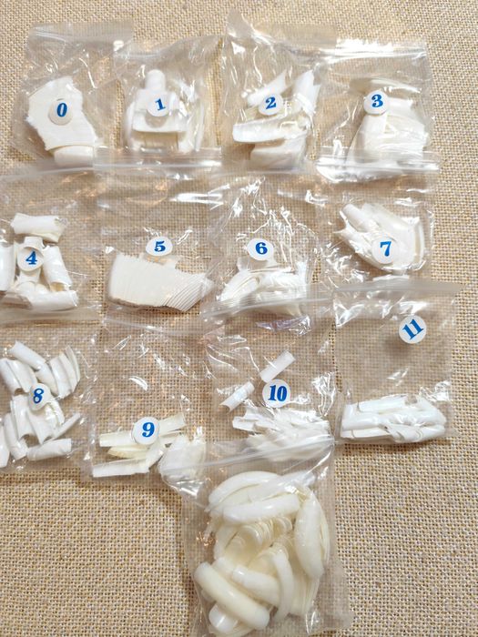 Tipsy do przedłużania paznokci opakowanie